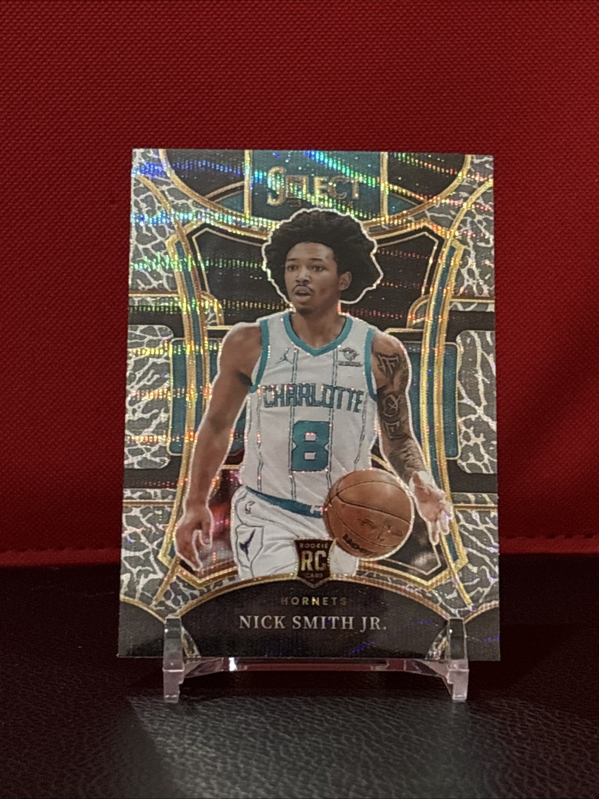 2023-24 Panini Select – Mezzanine Level Nick Smith Jr. #310 Elephant Prizm (RC)