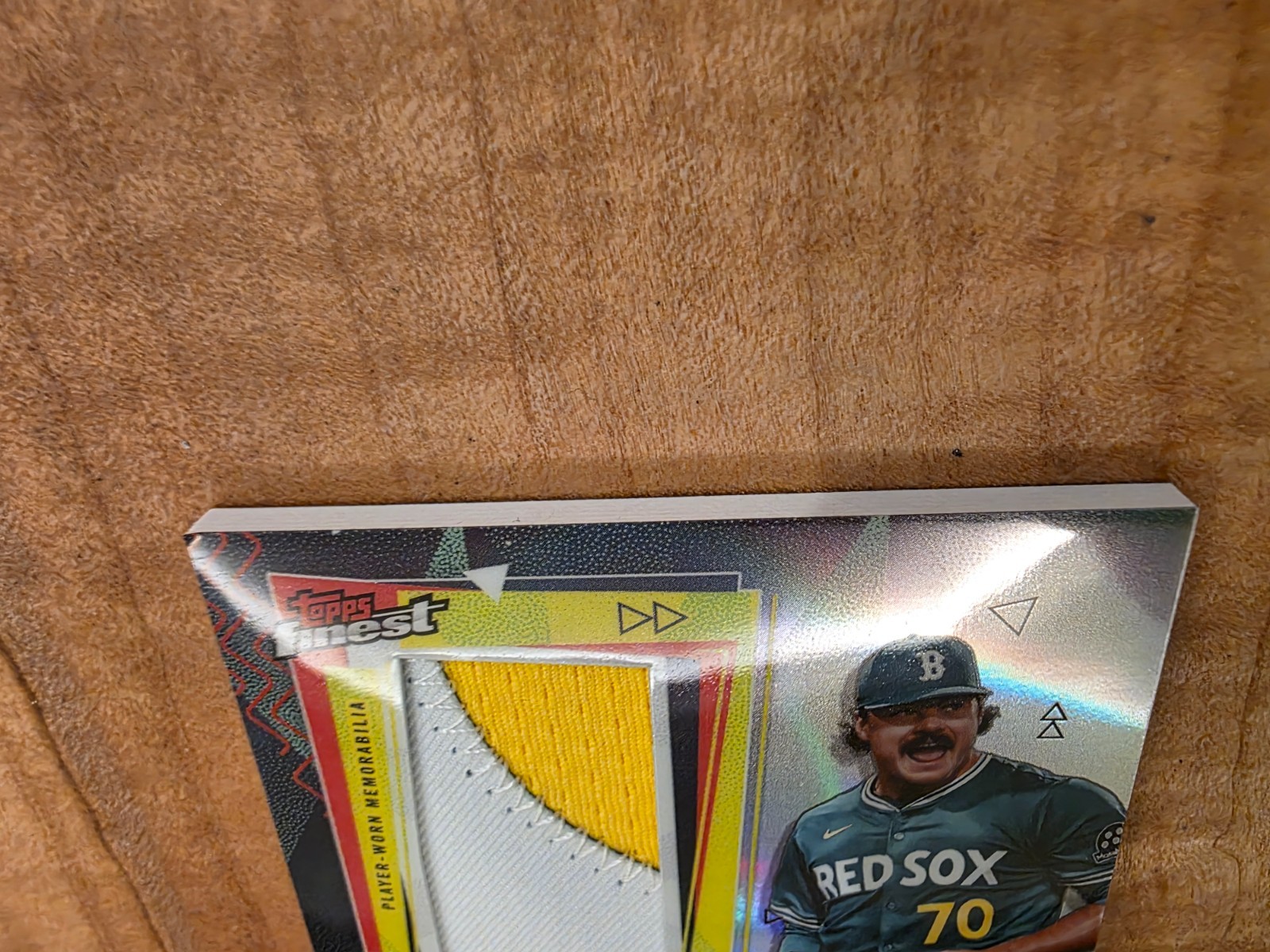 2026 Topps Finest Payton Tolle Rookie 3 Color Worn Patch Auto