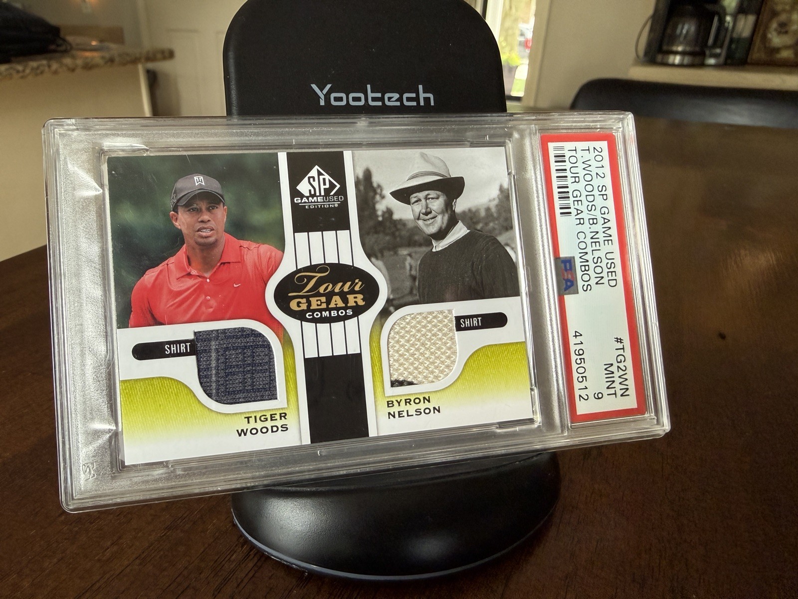 2012 Upper Deck SP Game Used Tiger Woods-Byron Nelson Patch #TG2-WN POP 6
