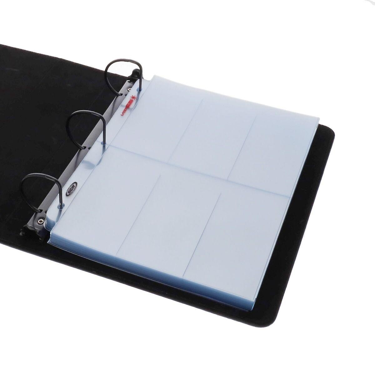 10 BCW 6 Pocket Pages for Trading Cards Tall Fit 3 Rings Album Binders PVC Free