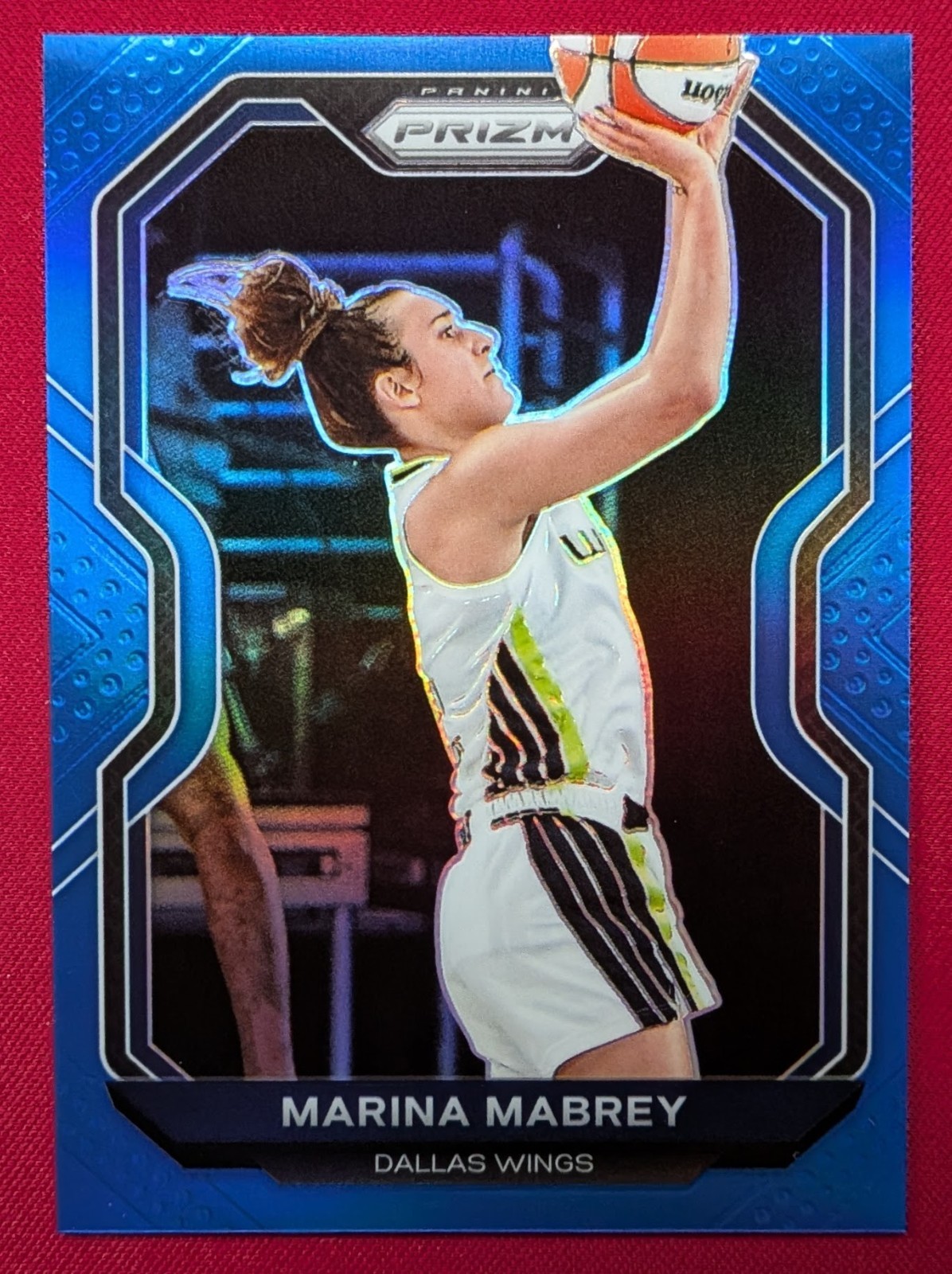 Marina Mabrey /149 Blue Rookie RC 2021 Prizm WNBA #15 Dallas Wings