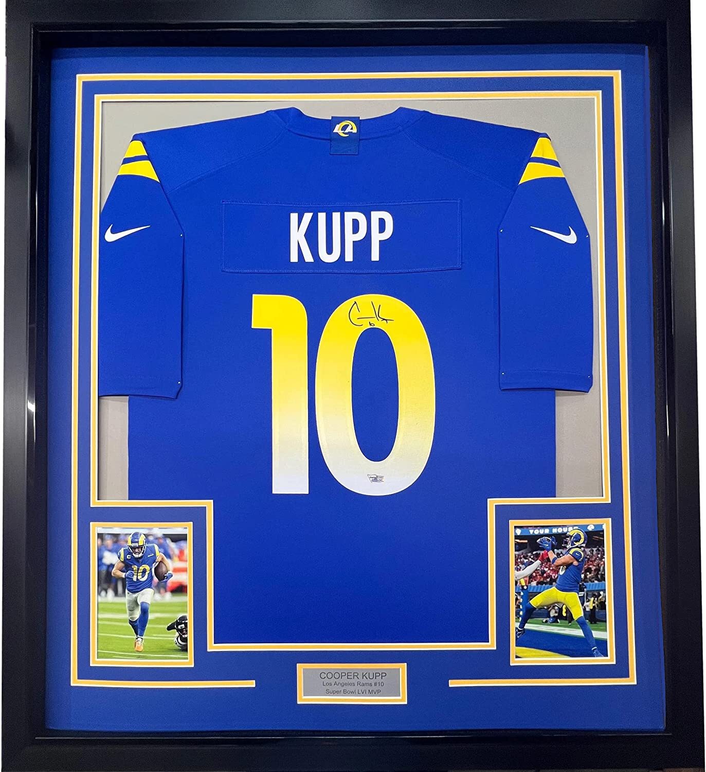 FRAME Custom Your Jersey 35×39 Professionally Matted 5×7 Photos FREE SHIP