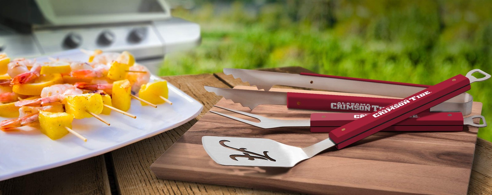 Youthefan Ncaa Spirit Series 3Pc Bbq Set 22 X 9 810689028666