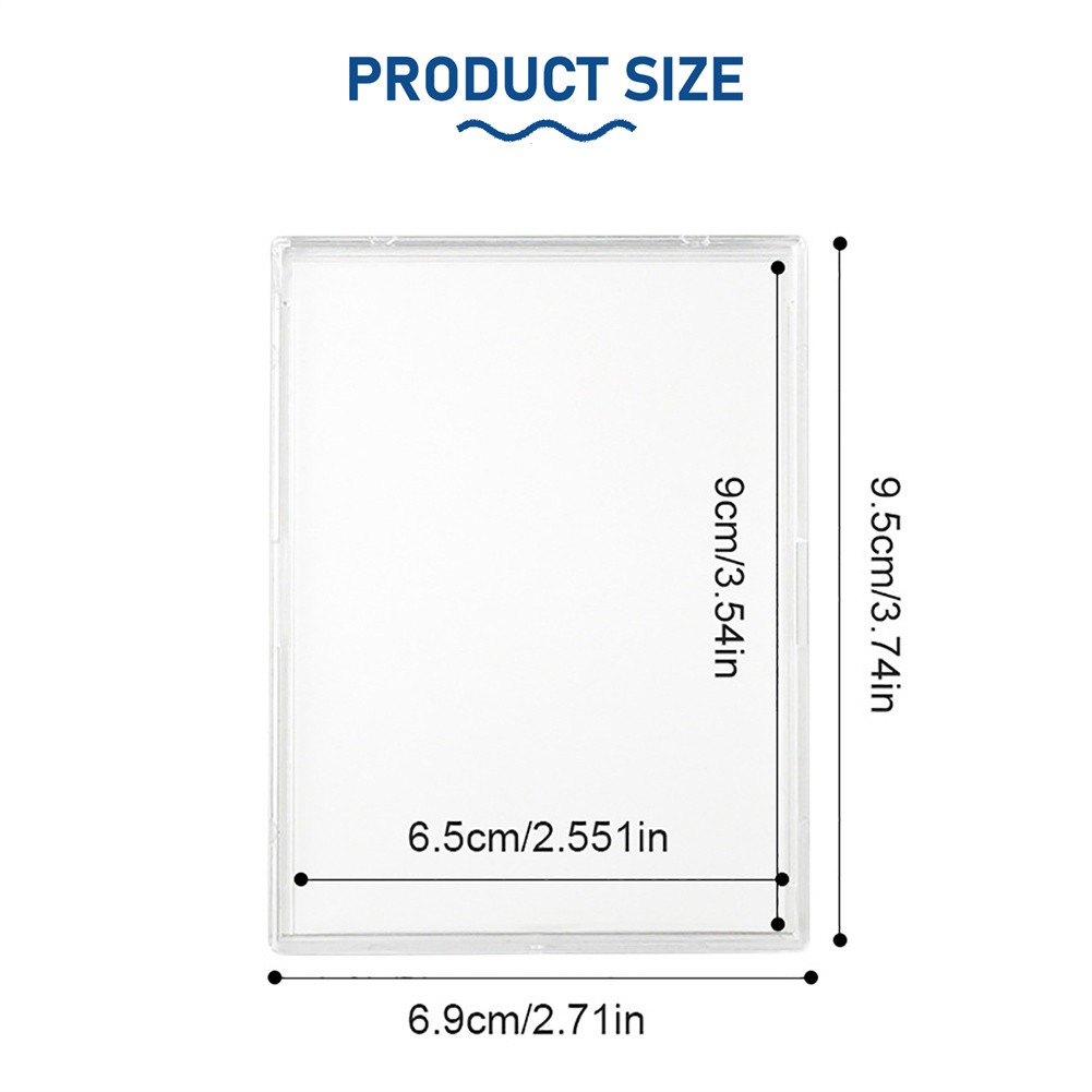 50-500Pcs Clear Trading Sleeves Card Protector Holder For Sports Card Display