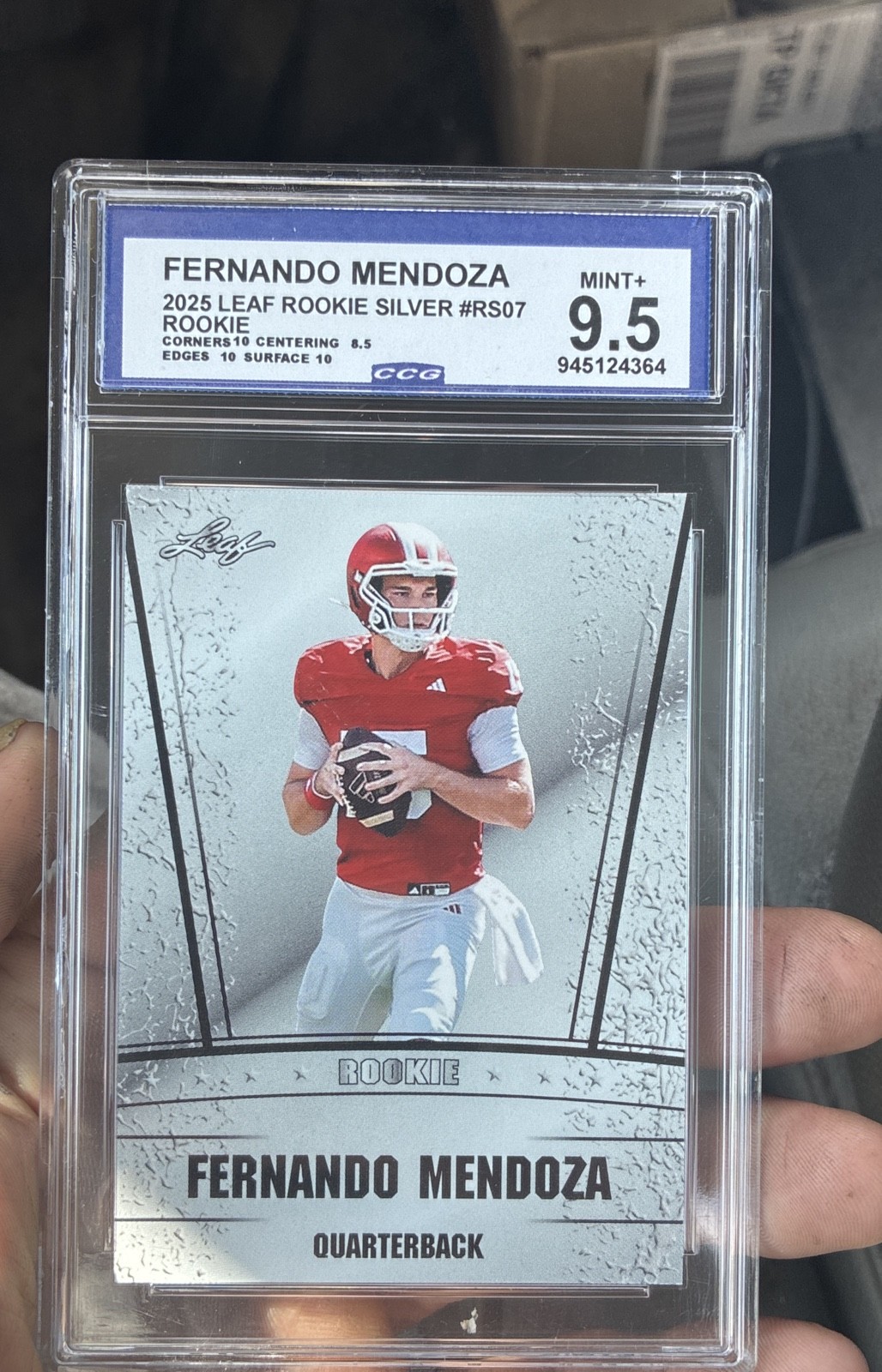 2025 Leaf Rookie Silver Fernando Mendoza #RS07