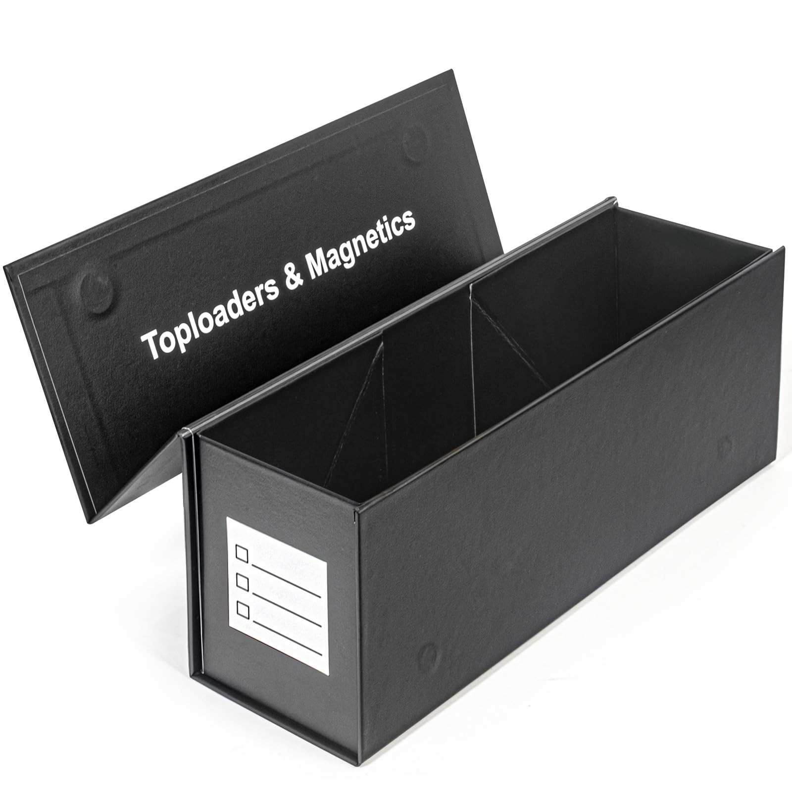 CollectHall Top loaders Storage Box for Trading Cards, Vertical Magnetic Clos…
