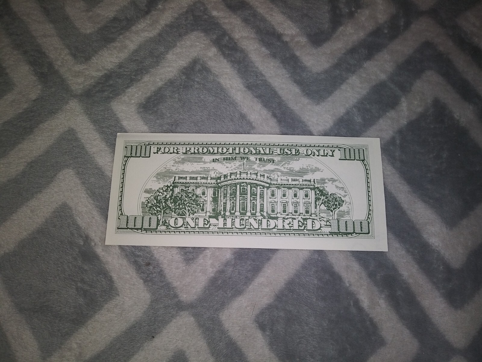 WWE JBL DOLLAR – 100 DOLLAR BILL – IN JBL WE TRUST For Promotional Use Only