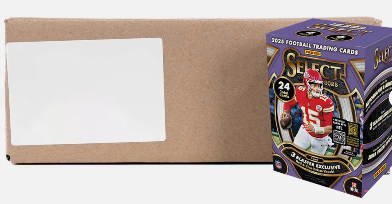 2025 Panini Select Football Blaster Box (Red & Blue Prizms) Case (20)