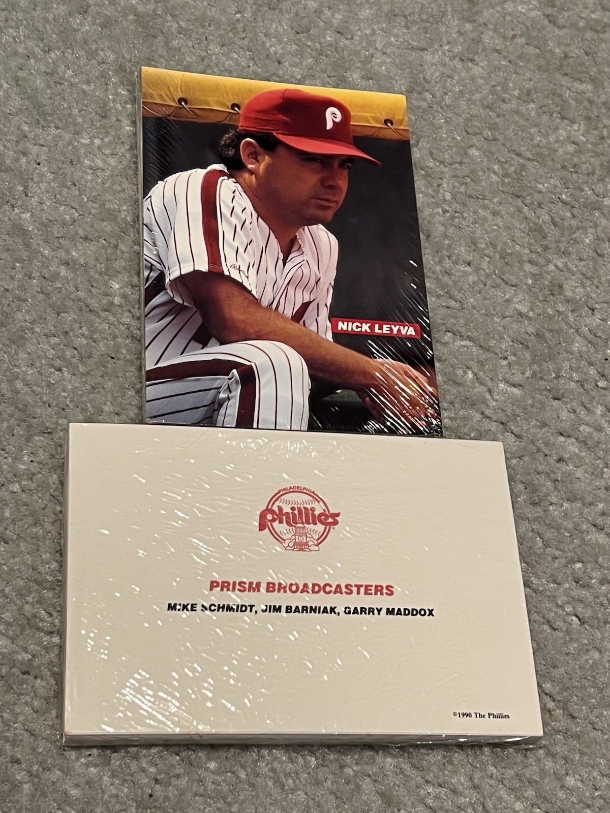 Collection of 98 Philadelphia Phillies Team Issued Card Sets (see list below)
