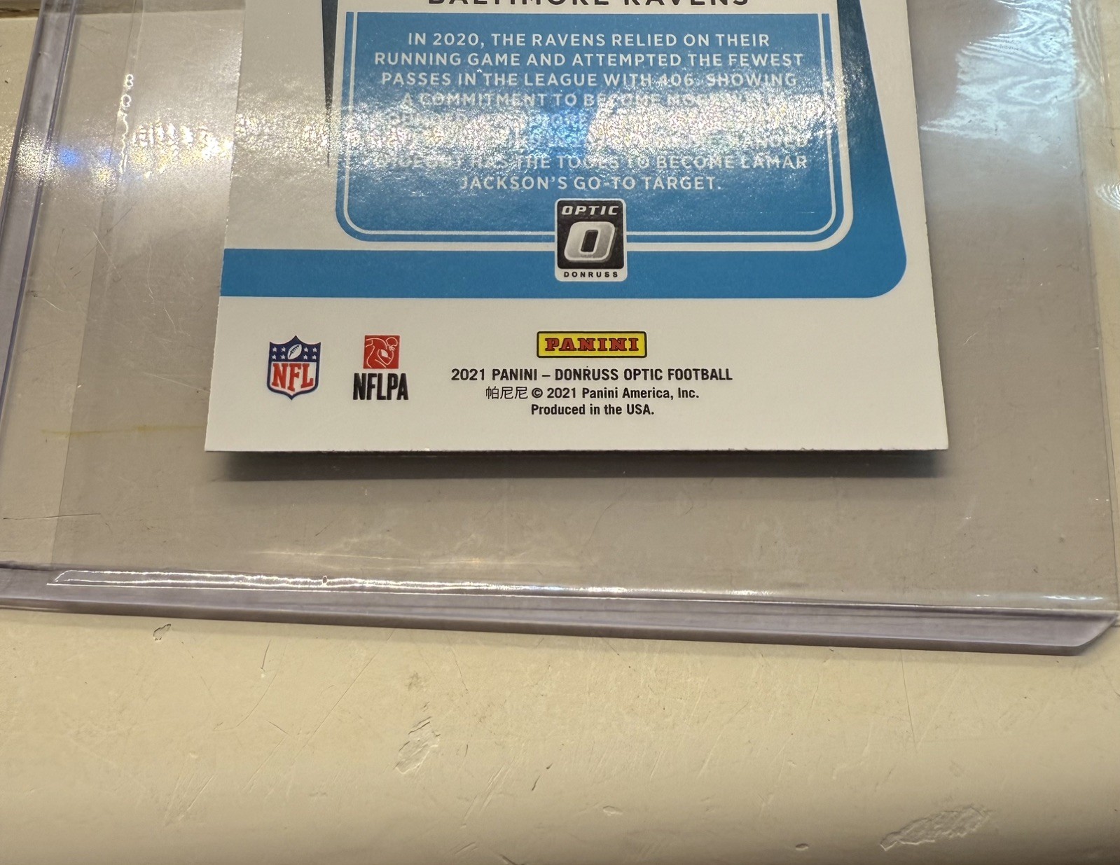 2021 Rashod Bateman Panini Rated Rookie RC Donruss Optic Teal Velocity #210