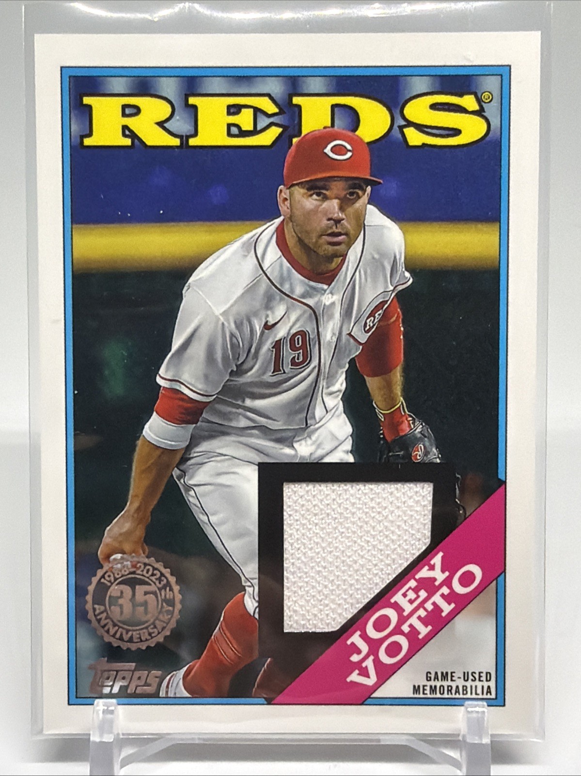 2023 Topps Series 2 – 1988 Topps Baseball Relics Joey Votto #88R-JV