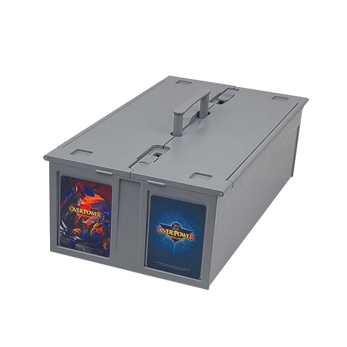 6 BCW Plastic Card Box Bins – Trading Gaming Sport Toploader Magnet Safe Storage