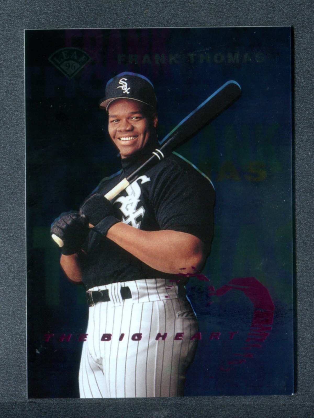 1996 Leaf Big Heart Foundation Set of 4 Autographed Signed x1 Frank Thomas /3500