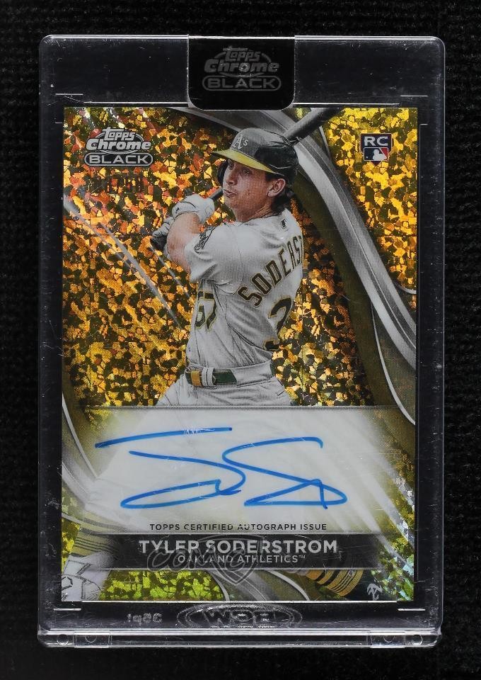 2024 Topps Chrome Black 8/50 Tyler Soderstrom #CBA-TS Rookie Auto RC 1sr2