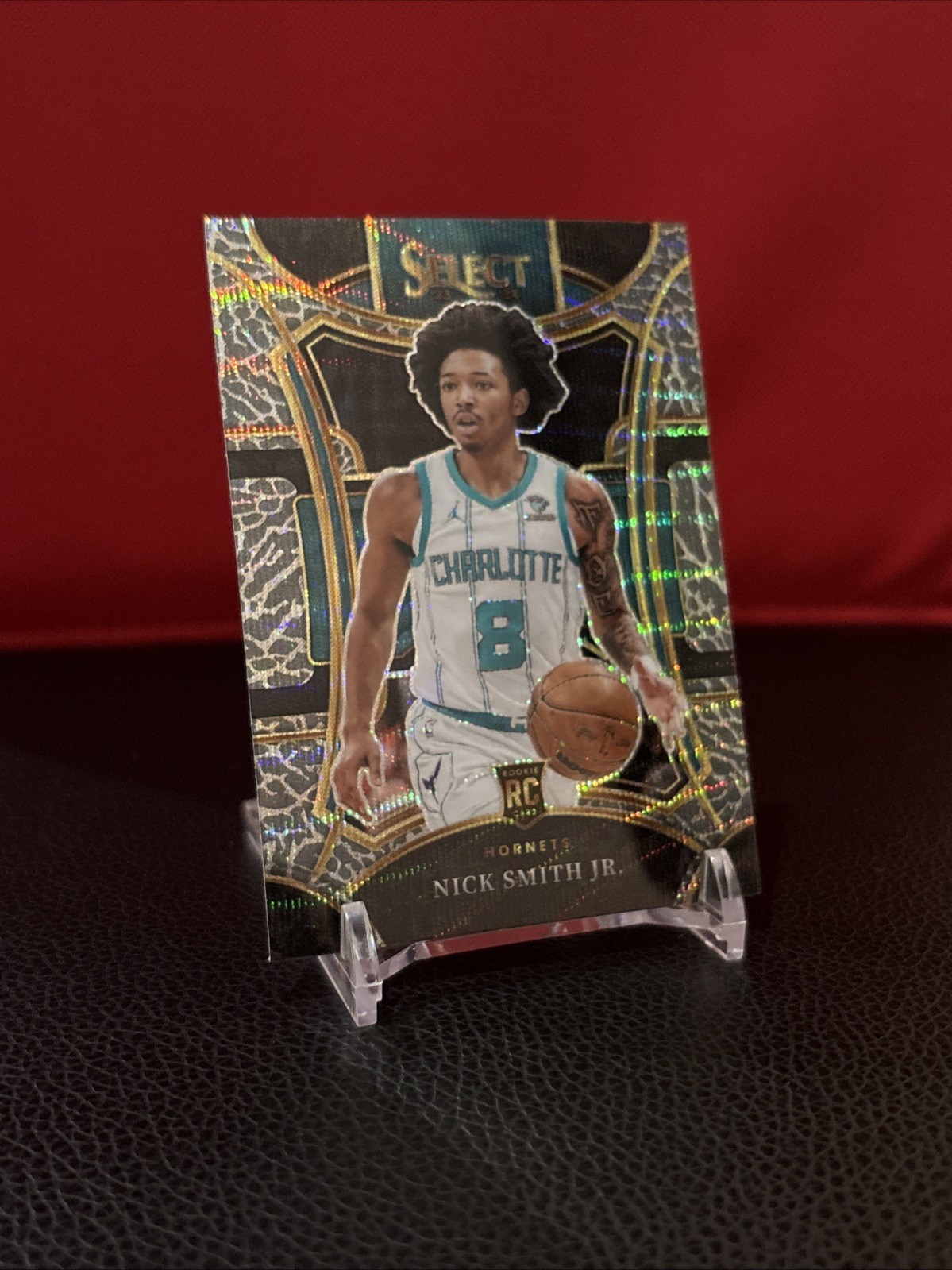 2023-24 Panini Select – Mezzanine Level Nick Smith Jr. #310 Elephant Prizm (RC)
