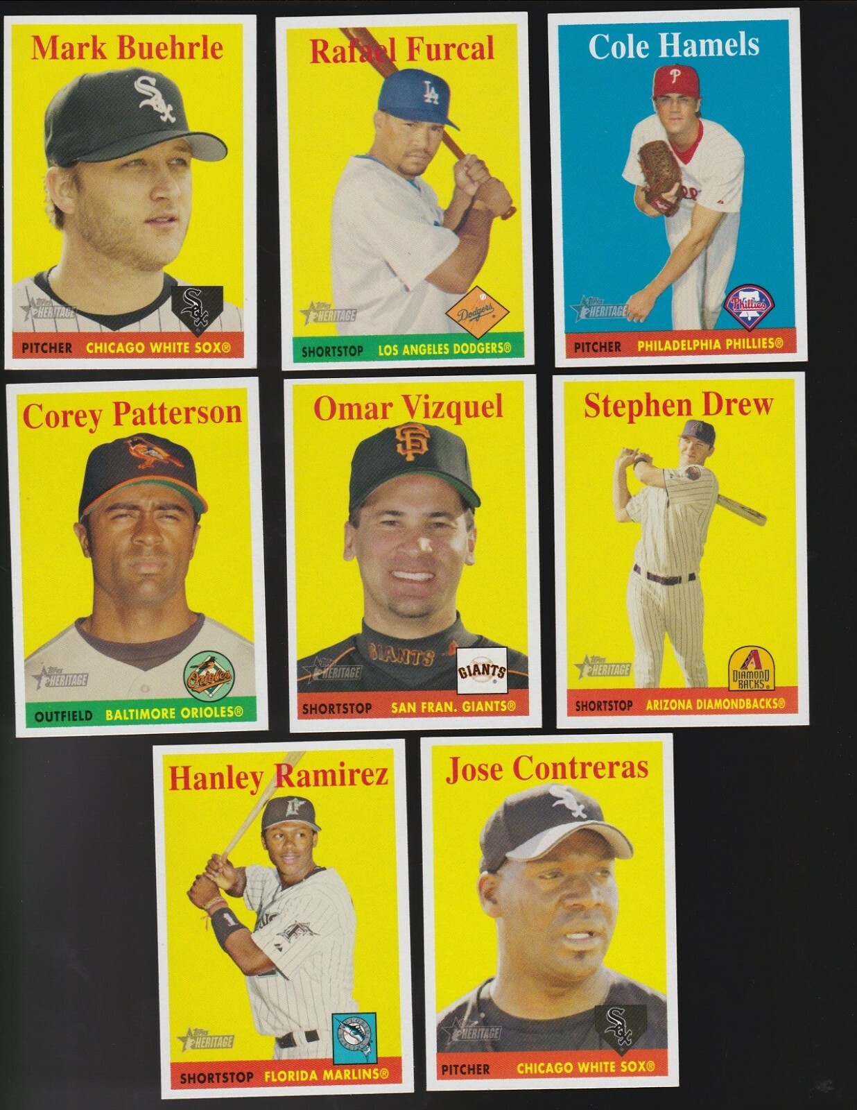 2007 Topps Heritage Short Prints SP – You Pick – Complete Your Set