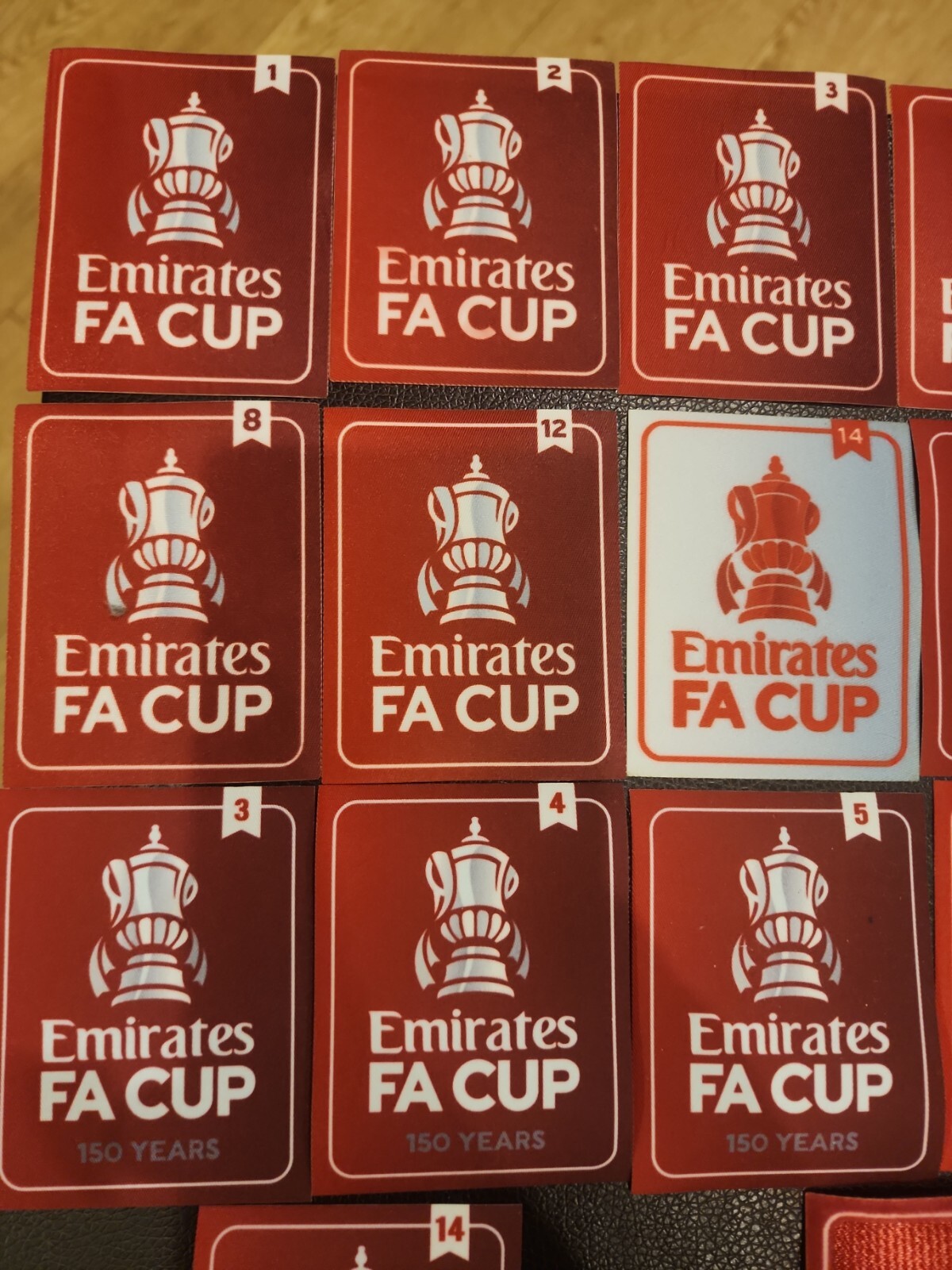 FA CUP PATCH ANY PLAYER ANY TEAM / FA CUP 150 YEARS PREMIER LEAGUE BADGE