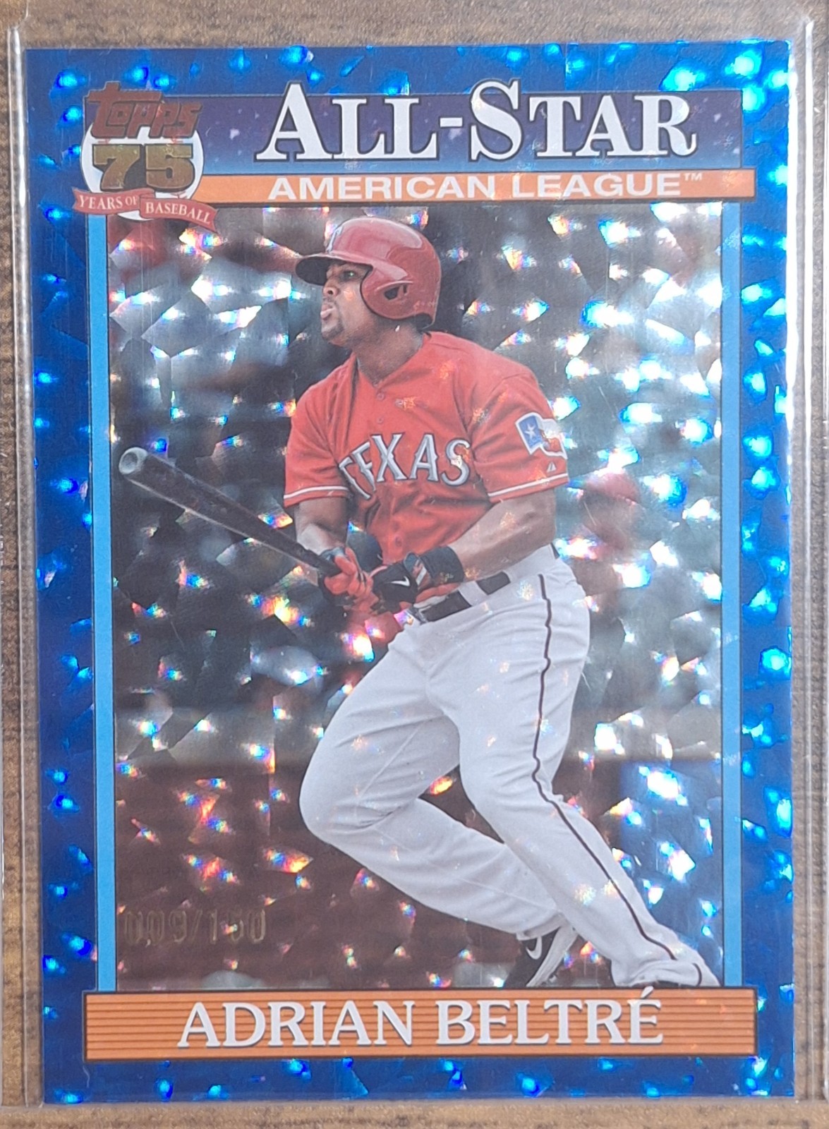 2026 Topps Series 2 ADRIAN BELTRE 1991 Topps All-Stars Blue Crackle Foil /150