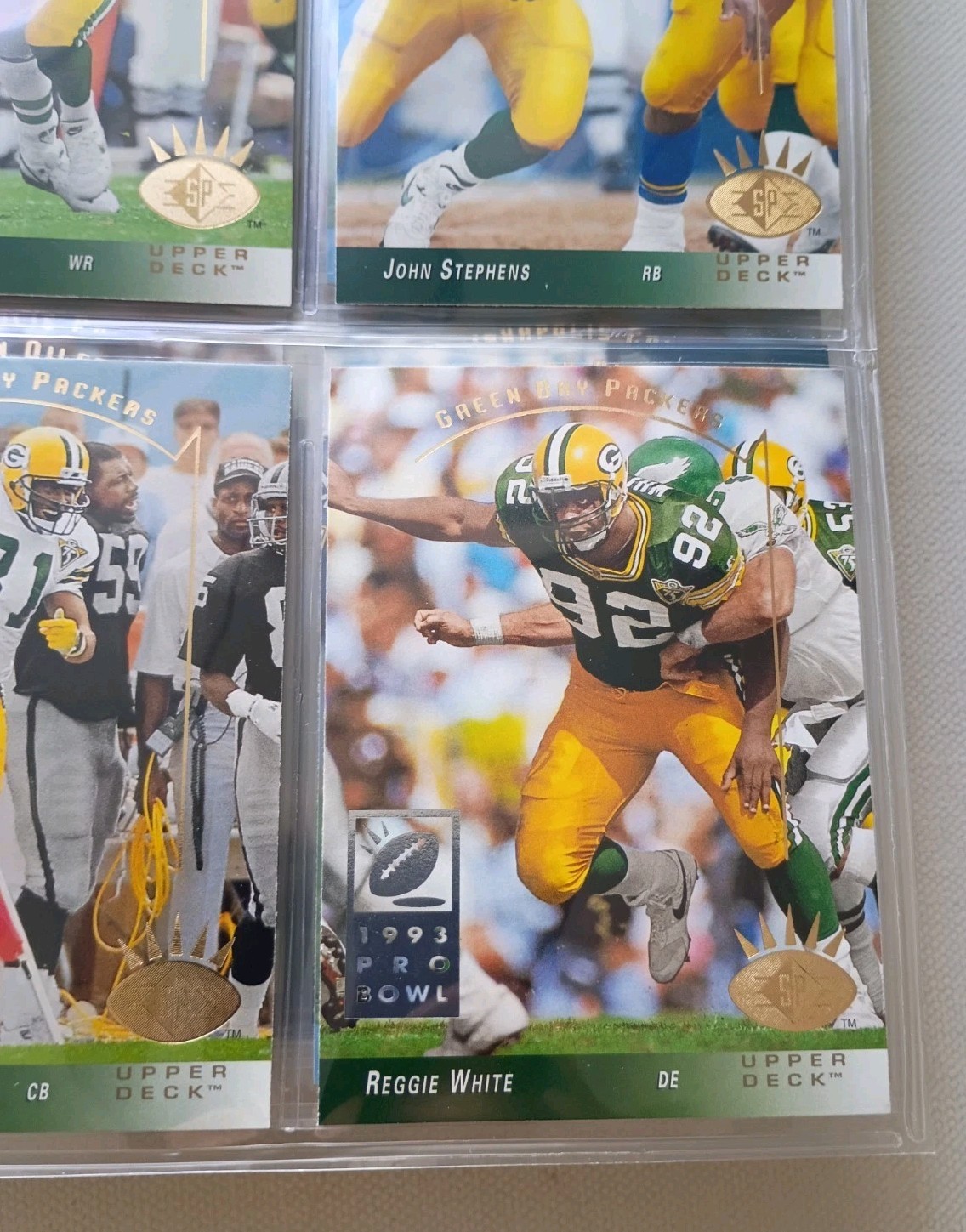 1993 UPPER DECK SP COMPLETE FOOTBALL CARD SET 1-270 NM IN NEW SLEEVES