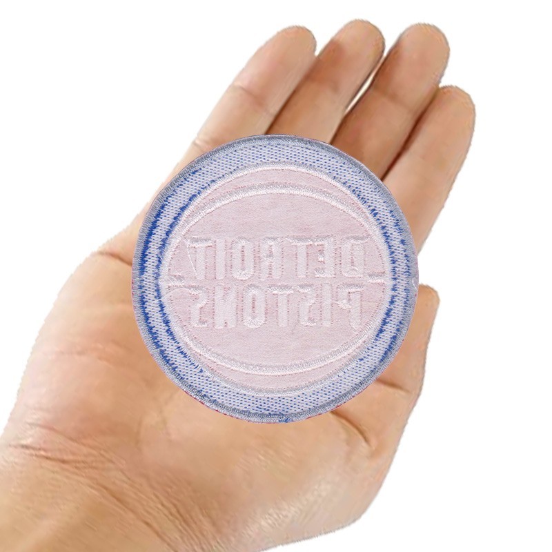 Wholesale Detroit Pistons Basketball Logo Size 2.8 in x 2.8 in Sew Iron On Patch