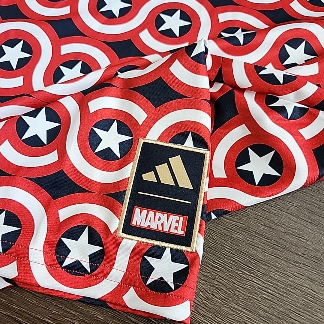 Medium Adidas Captain America Jersey Shirt MLS x Marvel Soccer Mens HT3237 DC