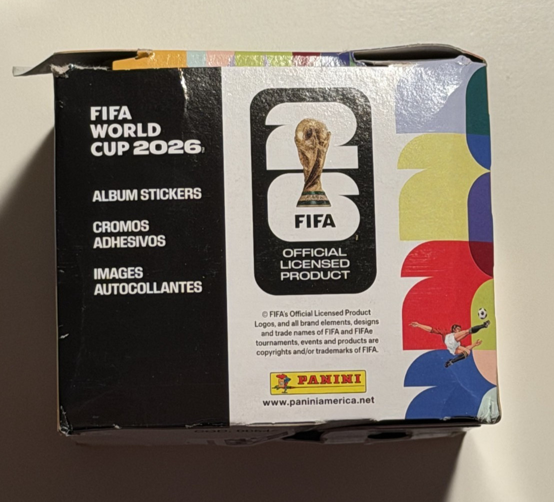 2026 Panini FIFA World Cup Gold Crumple SEALED Sticker Pack LOT of 10 Packs