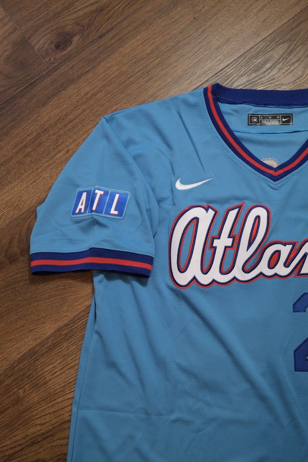 NEW Ronald Acuna Jr. / Matt Olson Jersey Atlanta Braves! SAME DAY SHIPPING!