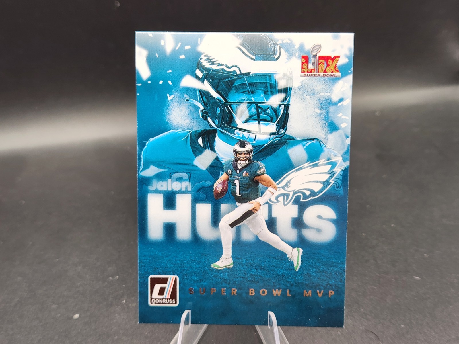 2025 Donruss #1 Jalen Hurts Super Bowl MVP Philadelphia Eagles