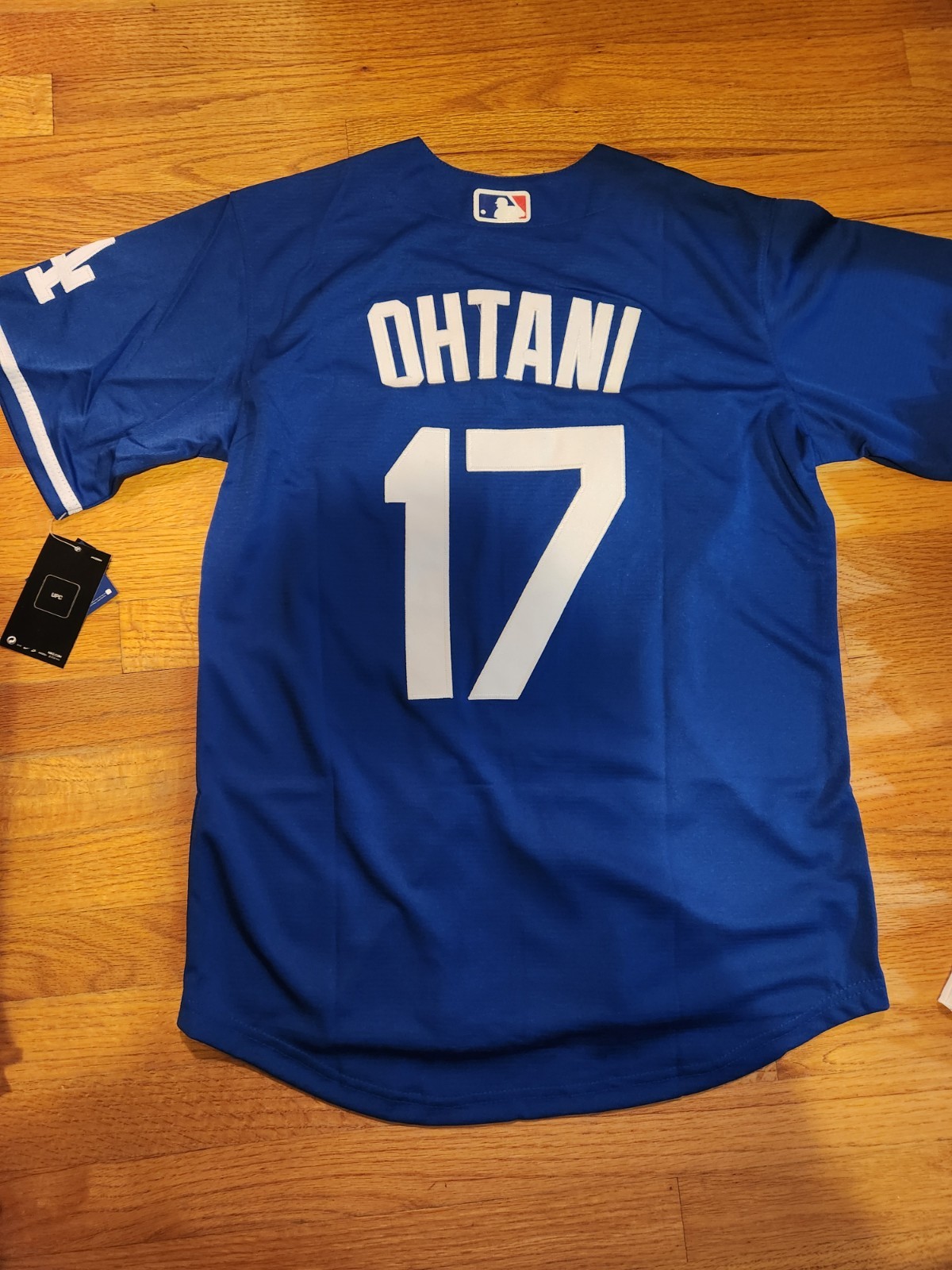 NWT youth customized Dodgers #17 Shohei Ohtani size S-XL cream/blue edition *new
