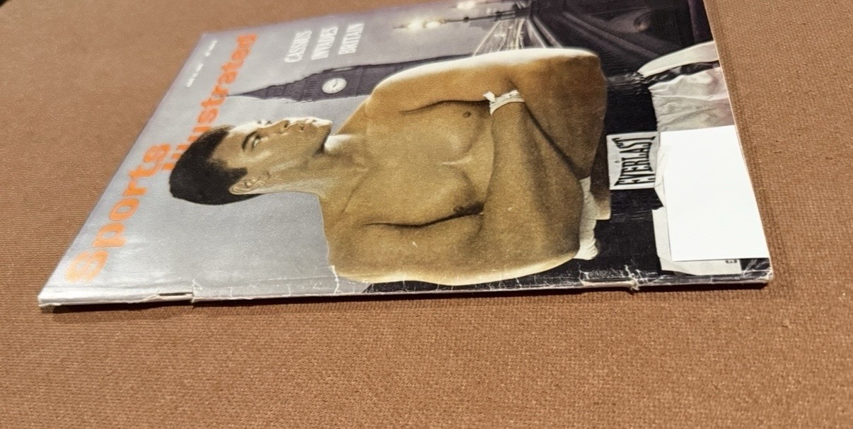 Sports Illustrated June 10, 1963 Cassius Clay Muhammad Ali First Cover Label