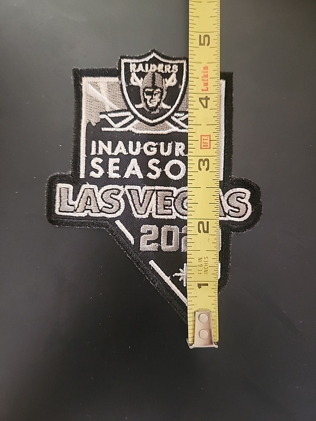 2020 LAS VEGAS RAIDERS 2020 INAUGURAL SEASON PATCH IRON STITCHED SEWN ON OAKLAND