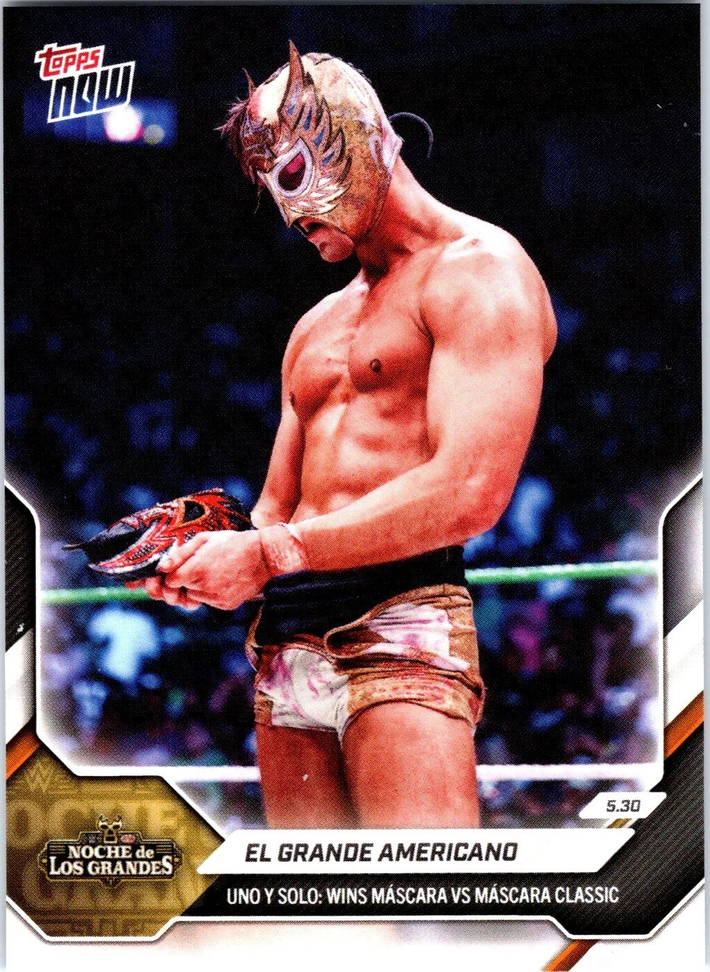El Grande Americano 2026 Topps NOW WWE #61 Base Trading Card