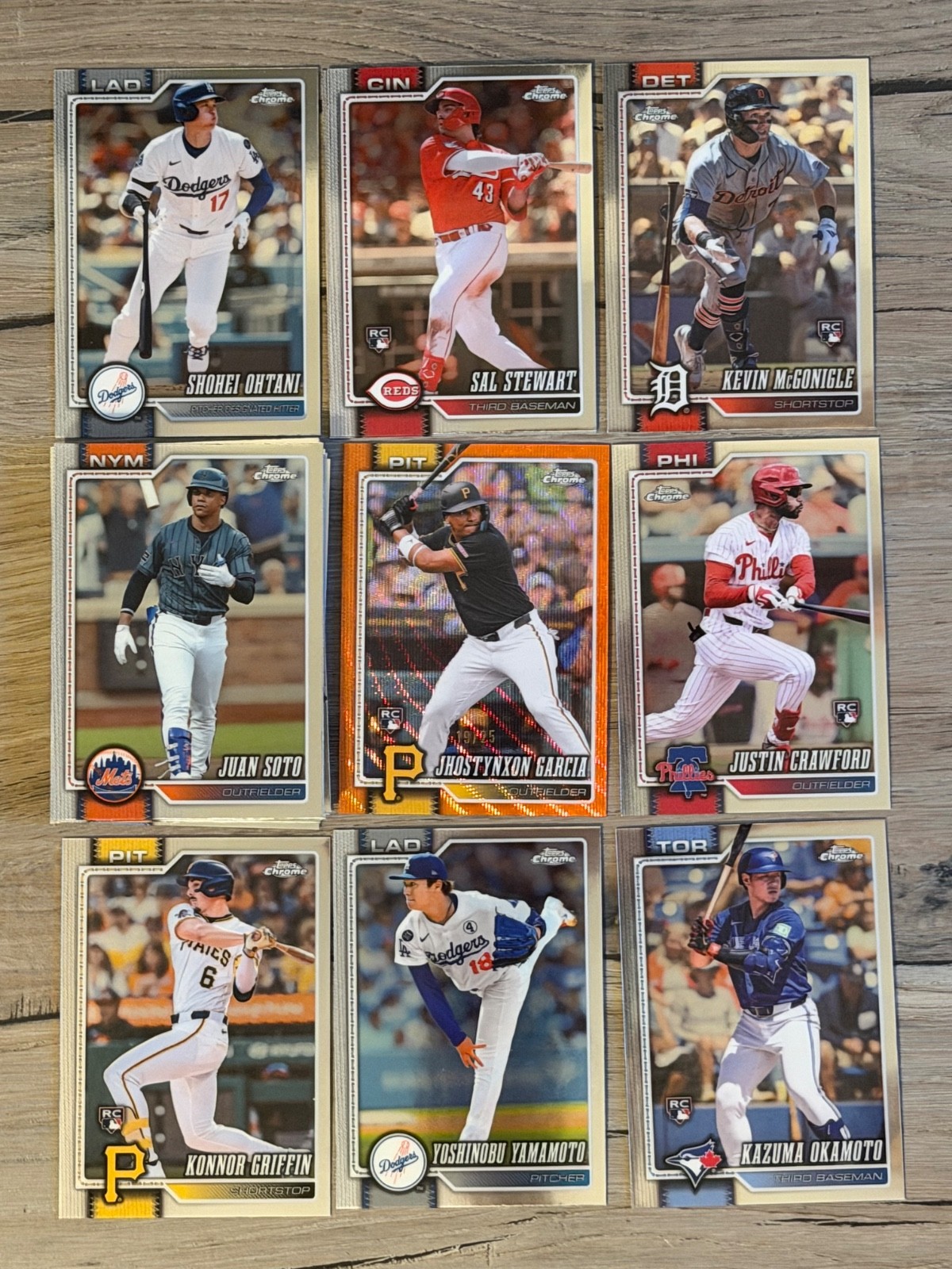 2026 Topps Chrome Baseball – Inserts-Autographs-Rookies-Stars-Parallels