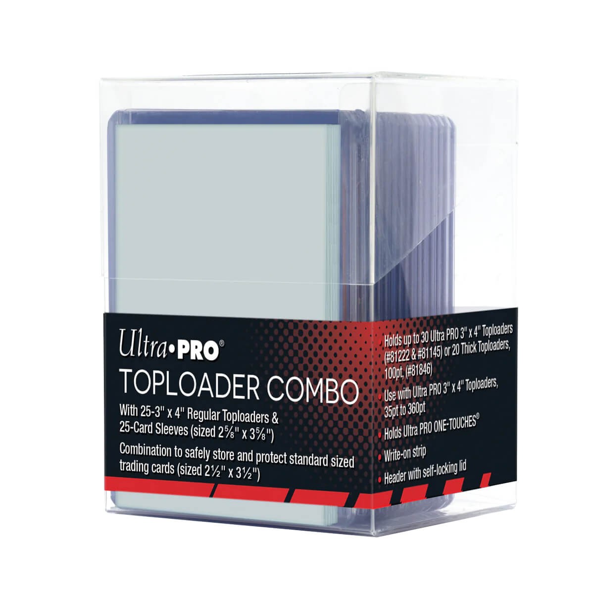 Ultra Pro – Toploader Combo Pack (25ct) New Ultra Pro Sleeves