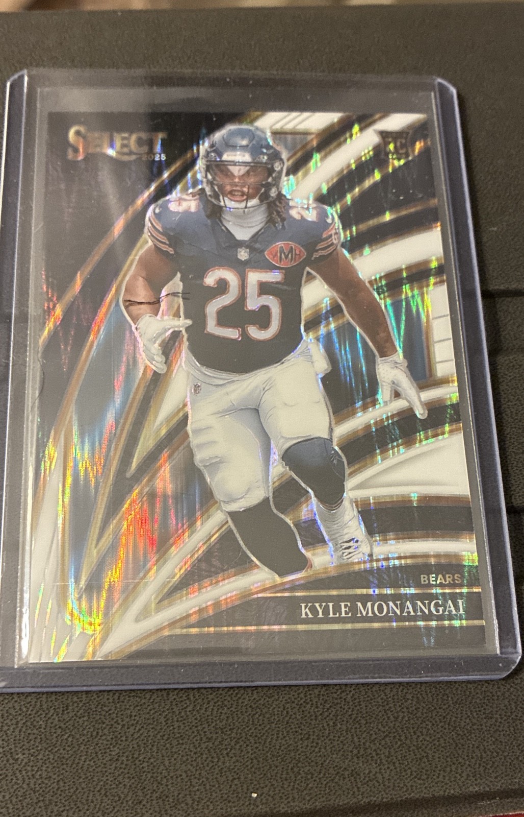 2025 Panini Select – Club Level Kyle Monangai #274 White Shock Prizm /799 (RC)