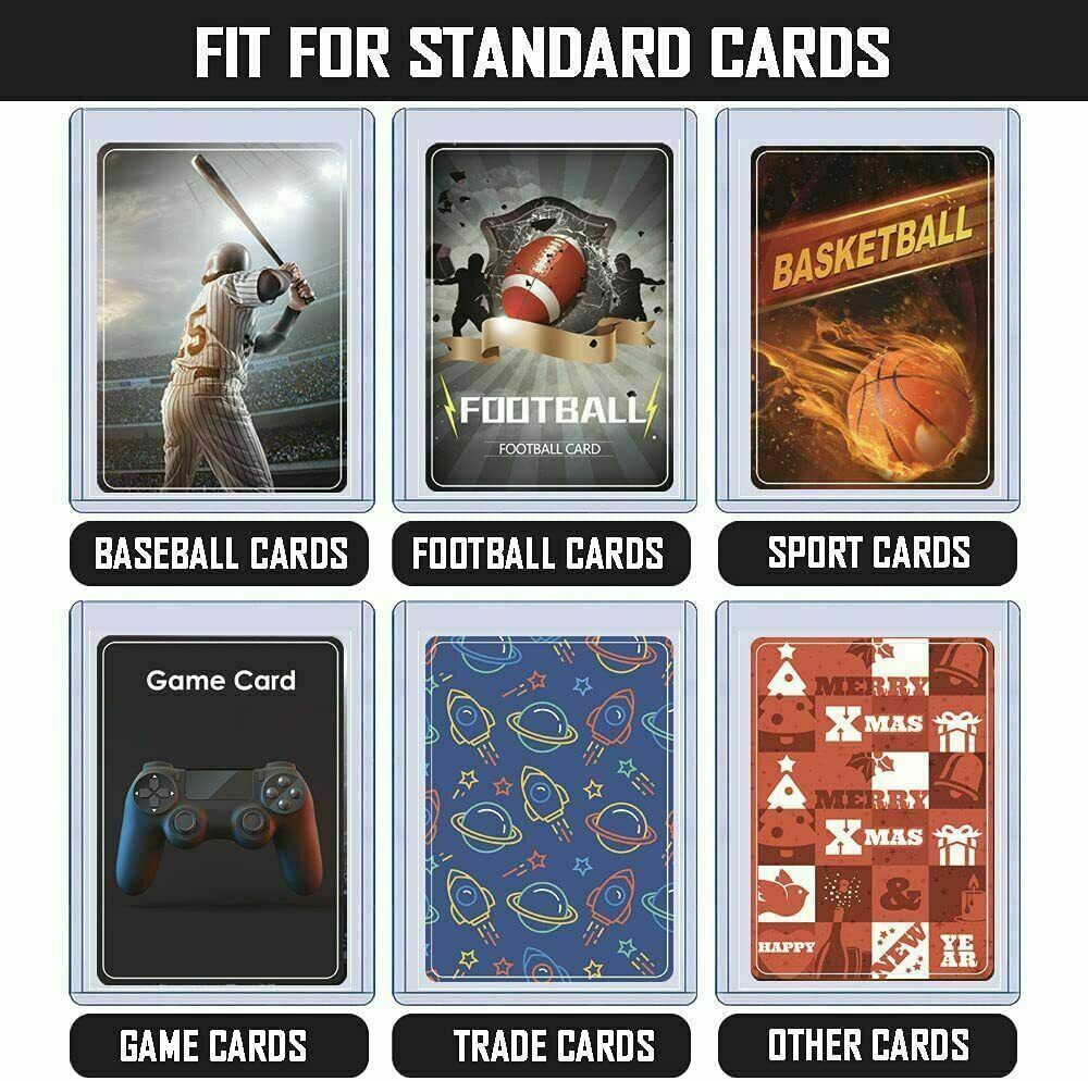 Card Sleeves Top loaders Holders Standard 3×4 25, 50, 100, 200, 500 1000