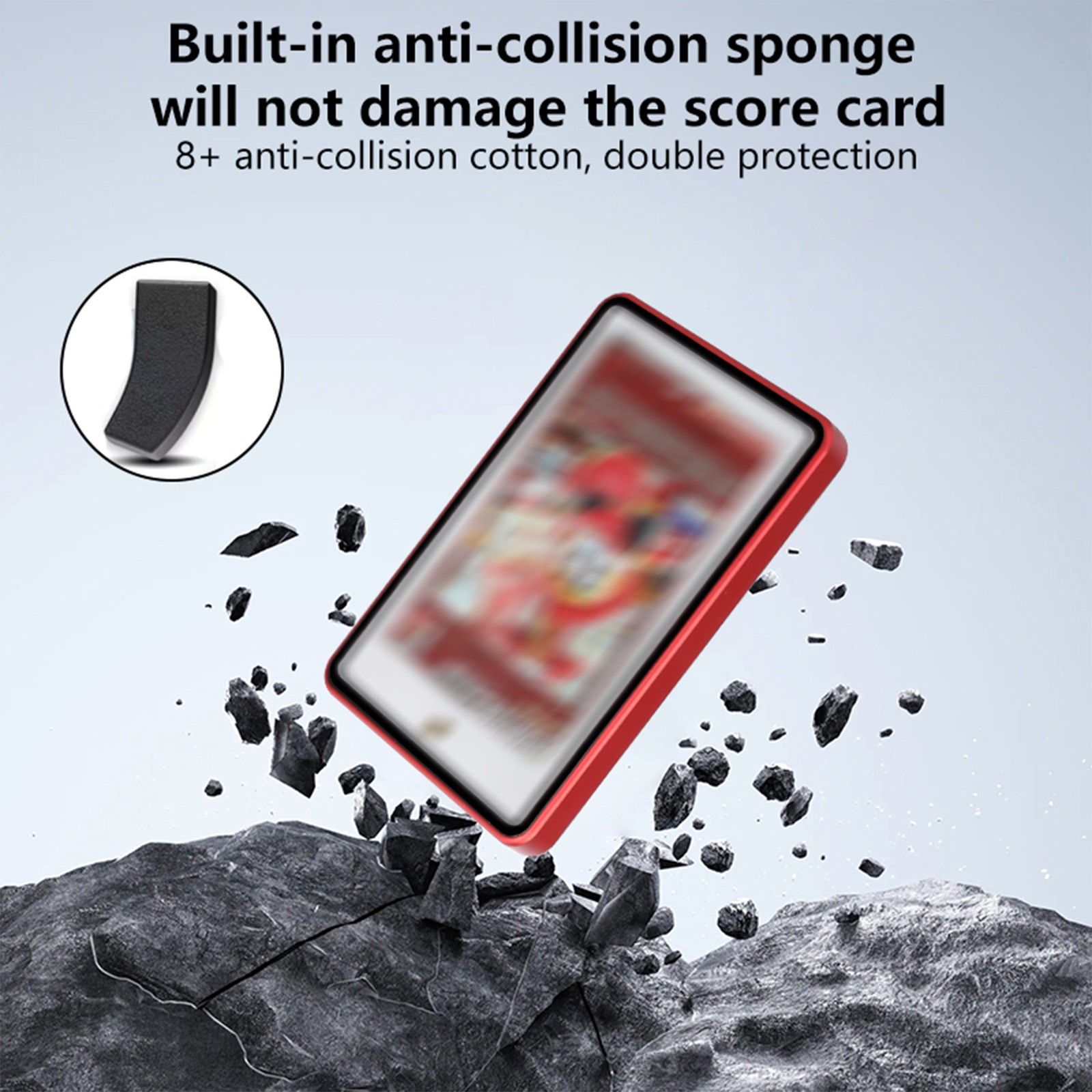 Magnetic Aluminum Alloy Frame Card Slabs Case Protector 35PT 130PT UV Blocker
