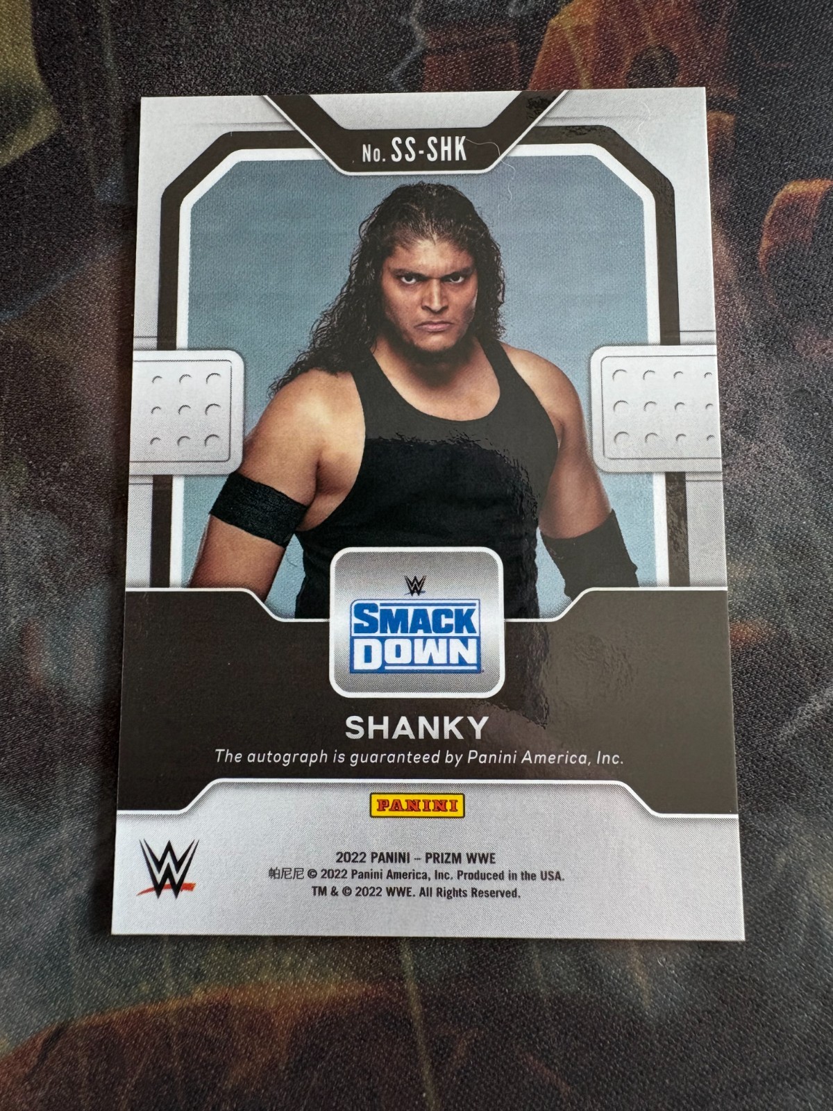 2022 Panini Prizm WWE Sensational Signatures Shanky #SS-SHK Rookie Auto RC