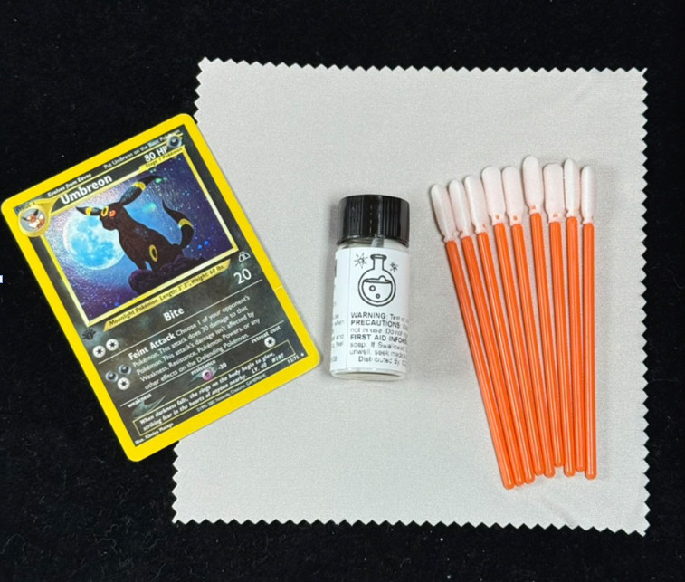 Pokemon Card Holo Scratch Reducing Solution ✨ Free Shipping – Works for Grading!