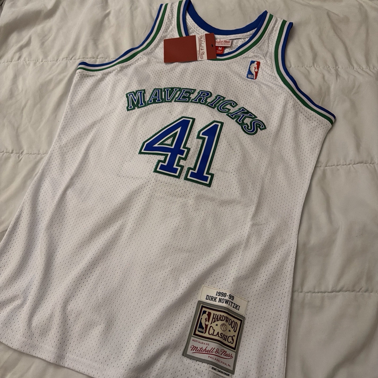 Dirk Nowitzki Dallas Mavericks Jersey 1998-1999