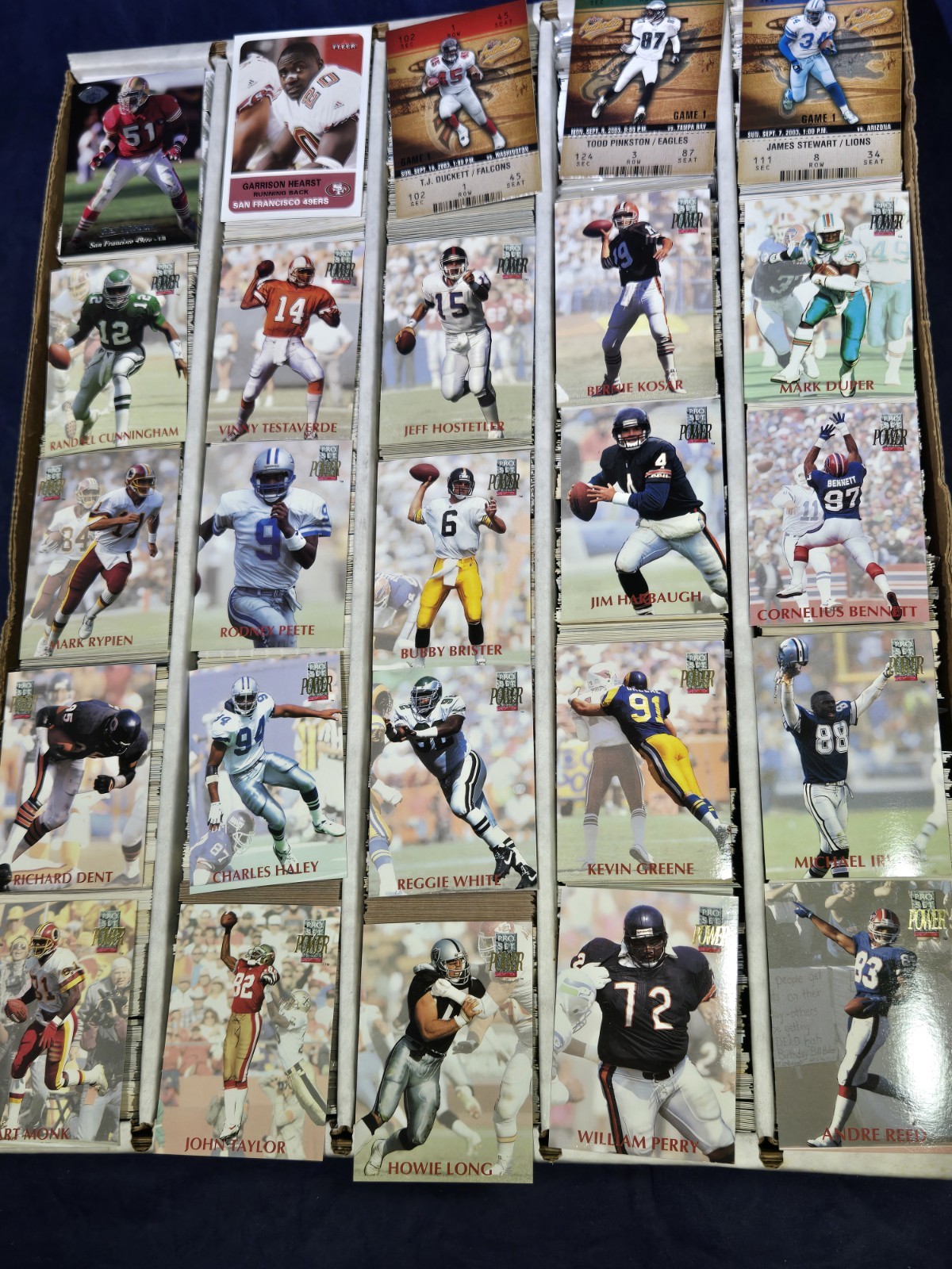 HUGE 5000+ Card Lot 23lb UNSEARCHED Estate Find! MLB NBA NFL NHL Star Co HOF