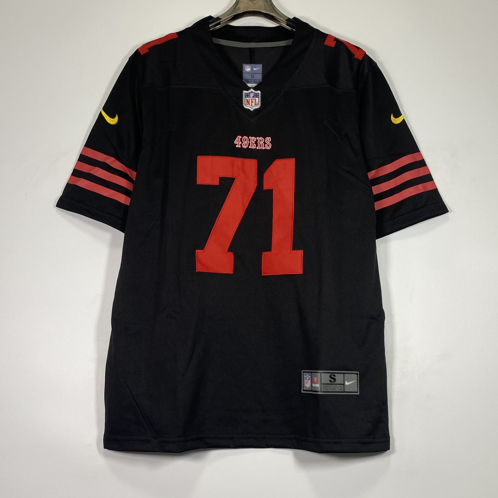 Trent Williams #71 Black Embroidered Men’s Jersey,S-4XL