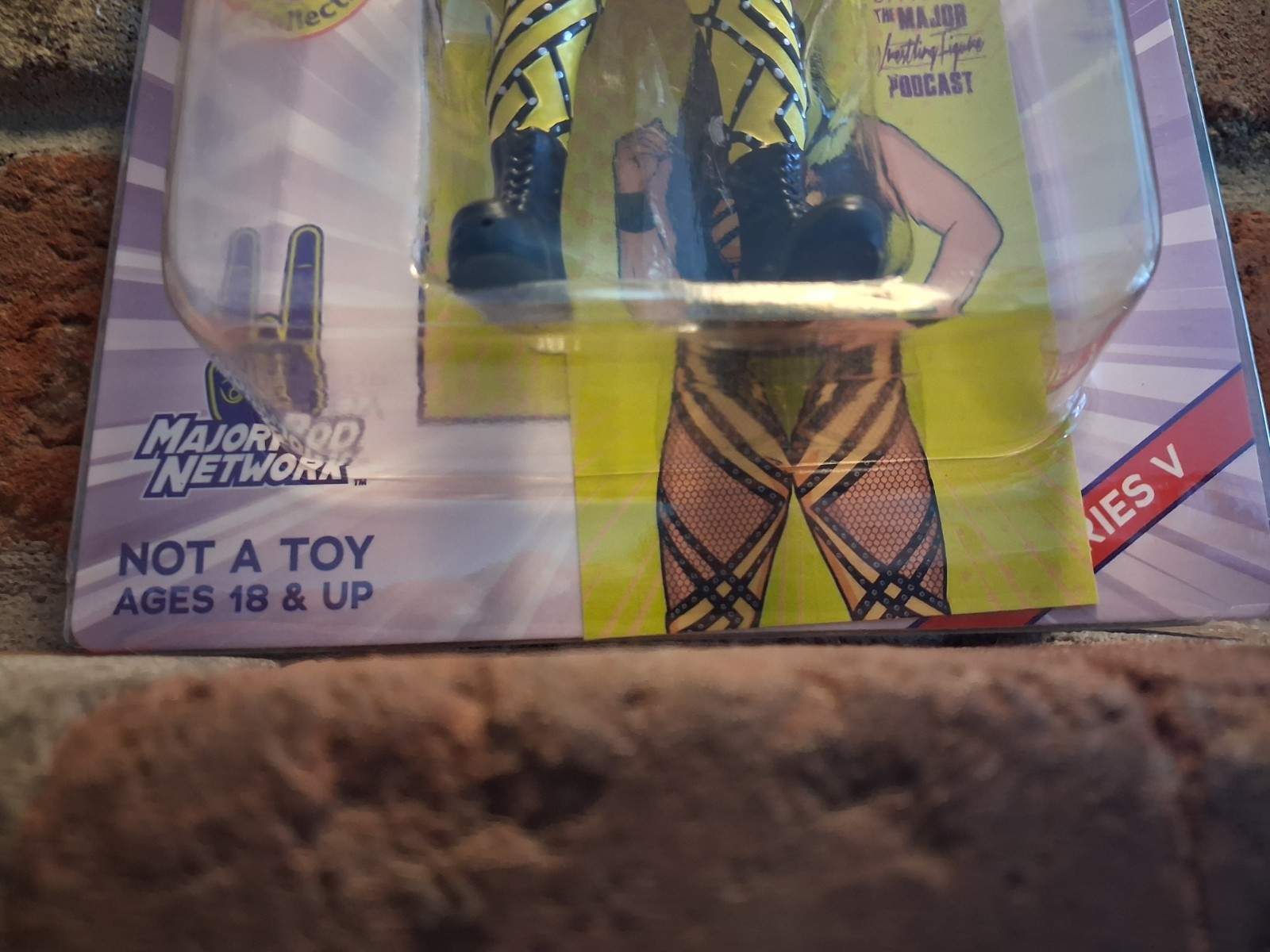Major Bendies Deonna Purrazzo Figure Major Wrestling Podcast Series V Card WWE 5