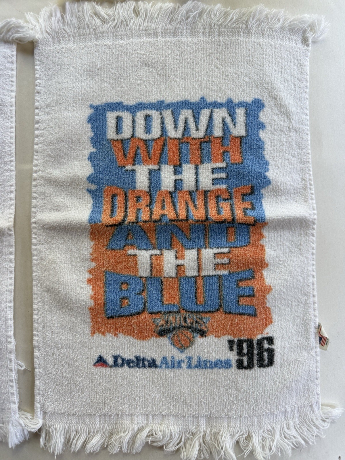 New York Knicks rally towels from 1990-1991, 1992, and 1996 — 7 in total