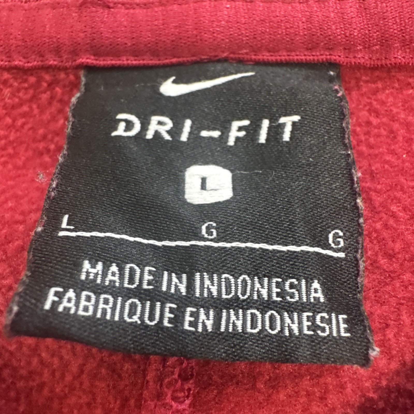 Qatar Football Nike Dri-Fit Anthem Track Jacket 2018 2019 Size Large World Cup