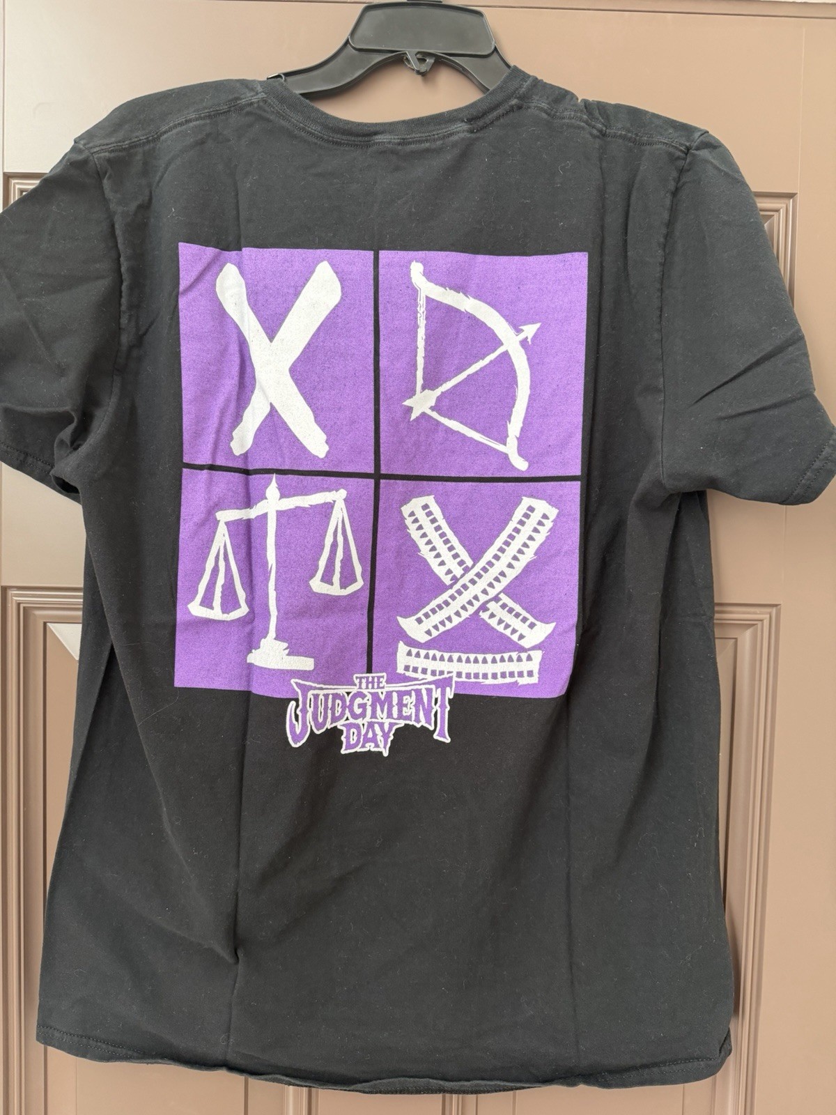 WWE AUTHENTIC SHIRT THE JUDGEMENT DAY RHEA RHIPLEY MAMI DIRTY DOM XL