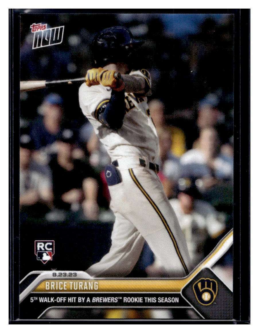 2023 Topps Now #753 Brice Turang Base Card (Qty) RC Rookie