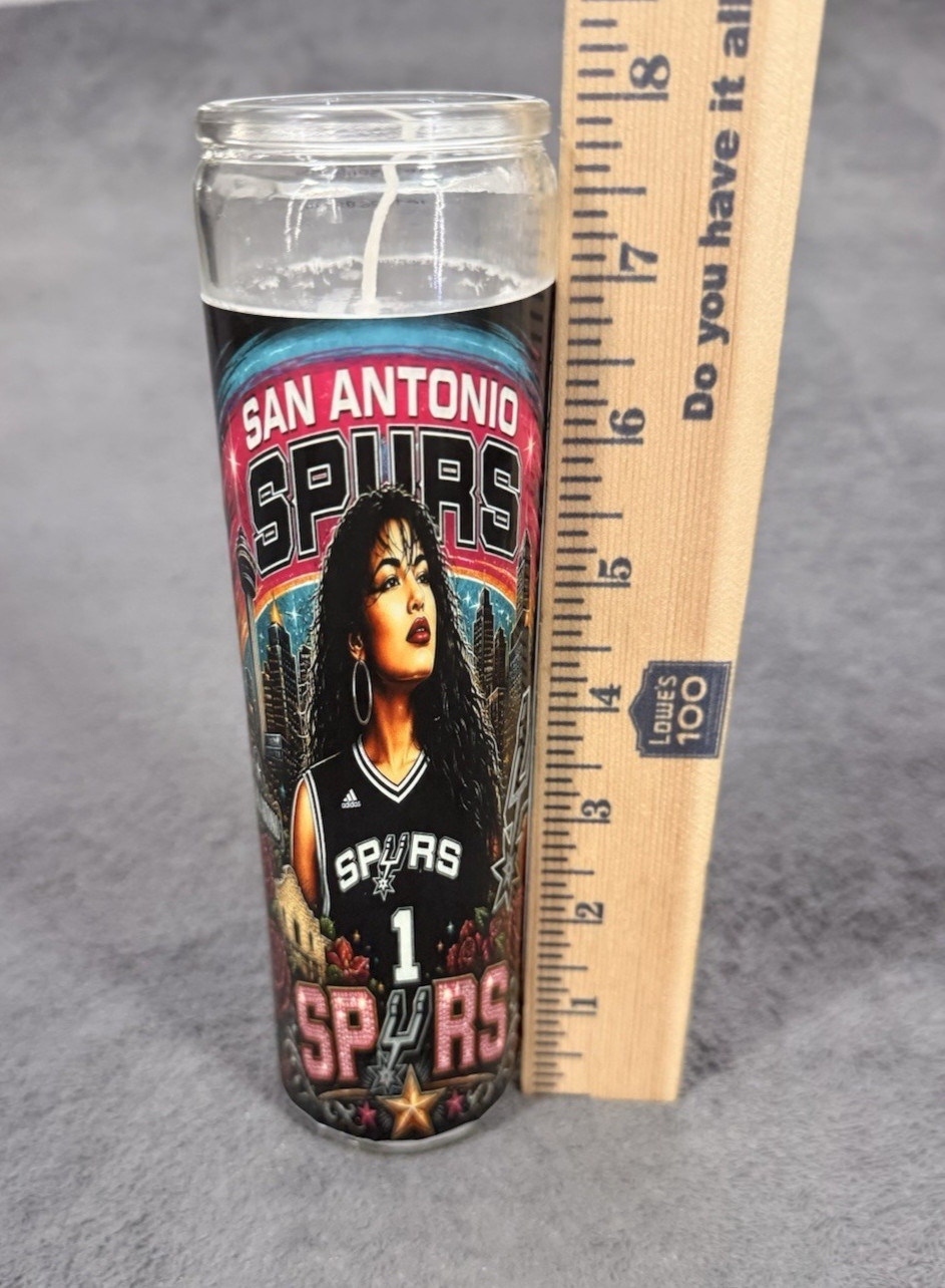 San Antonio Spurs Prayer Candles Selena WEMBANYAMA Fox Castle Vassell Champagne