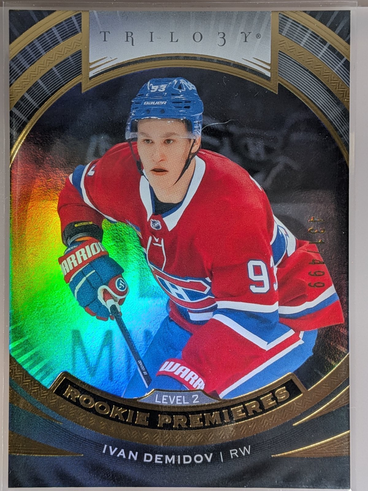 2025-26 Ivan Demidov Upper Deck Trilogy Trilogy level 2 #T-21 RC /499