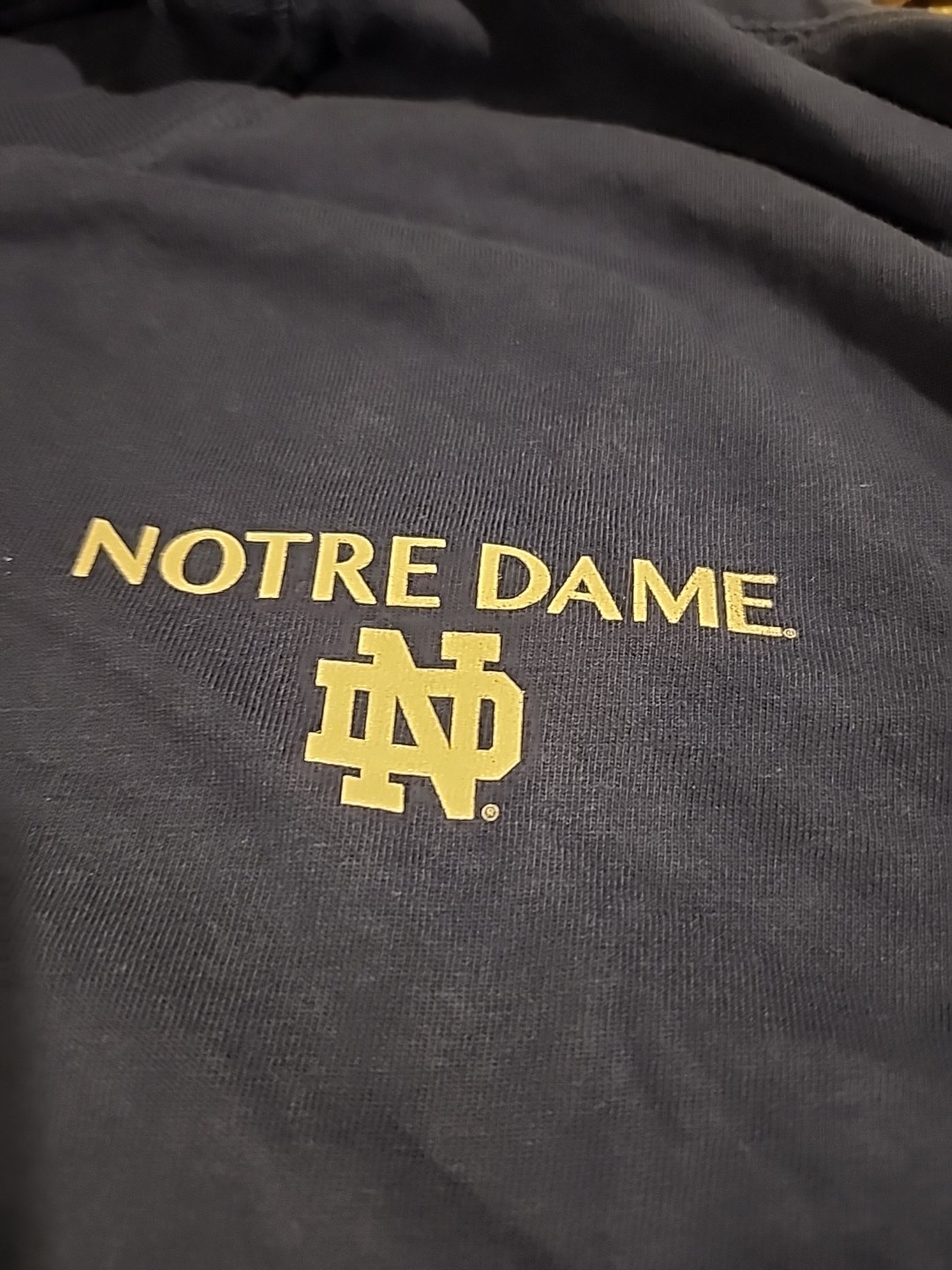Men’s Navy Notre Dame Fighting Irish Comfort Colors Nights Long Sleeve Xl f